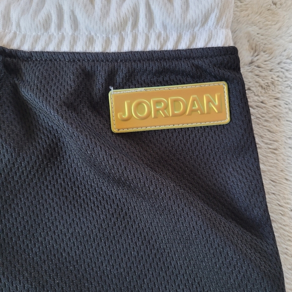 Nike Jordan Jumpman Toddler Size 4T 3-4 Yo Wild Tribe Blk & Wht Athletic Shorts - Picture 6 of 10